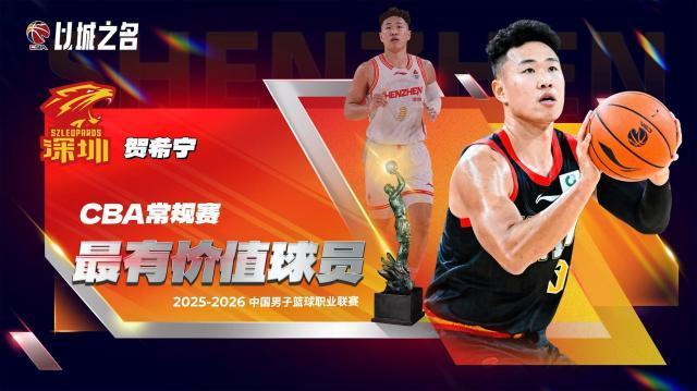 开云体育网站-CBA常规赛奖项出炉:贺希宁MVP 新秀庞峥麟进一阵